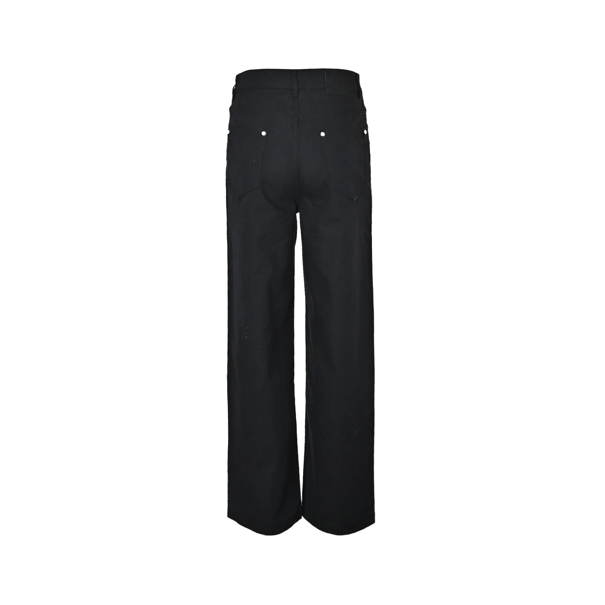 Louis Vuitton studded solid color straight leg trousers